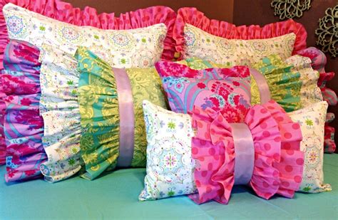 Decorative Ruffled Pillows By Likemymotherdoes On Etsy 2500 Girls