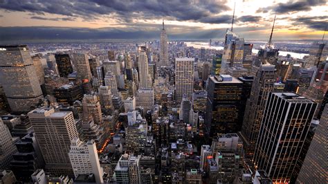 Hintergrundbilder New York City Usa Städte