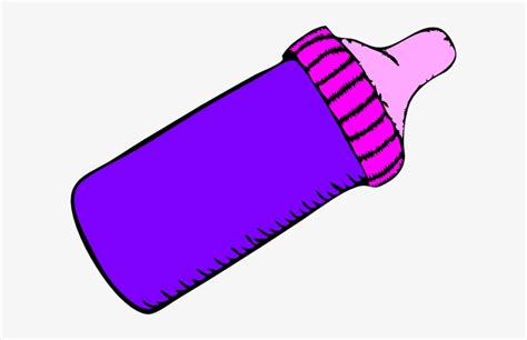 Svg Black And White Download Bottle Purple Clip Art Purple Baby