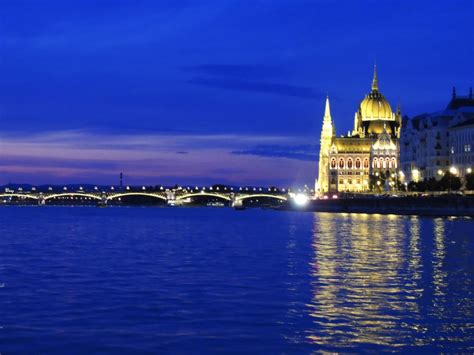 Margaret Bridge Over The River Danube Budapest Budapest Danube