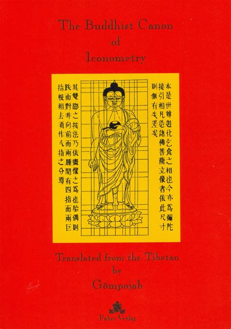 The Buddhist Canon Of Iconometry By Mgon Po Skyabs