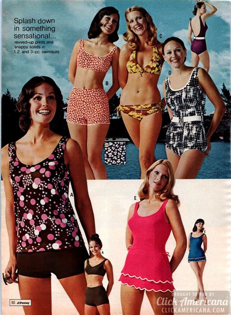 Swimsuits Sleepwear And 70s Lingerie From The 1973 Jc Penney Catalog Click Americana