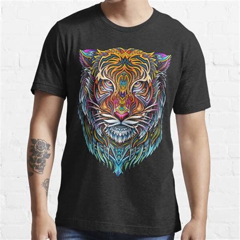 Tiger Face Viking Mandala T Shirt For Sale By Winya Redbubble
