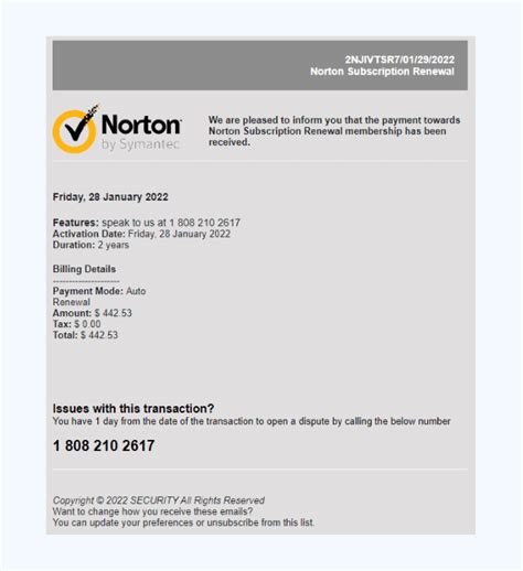 Norton Antivirus Scam Email How To Detect It And What To Do