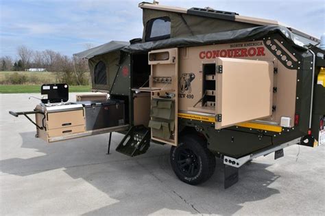 Conqueror Uev 490 Extreme Slide Out Kitchen Bug Out Trailer America