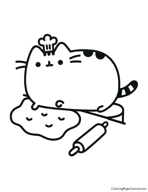 Pusheen Coloring Pages Pikachu And Pusheen Free Printable Coloring