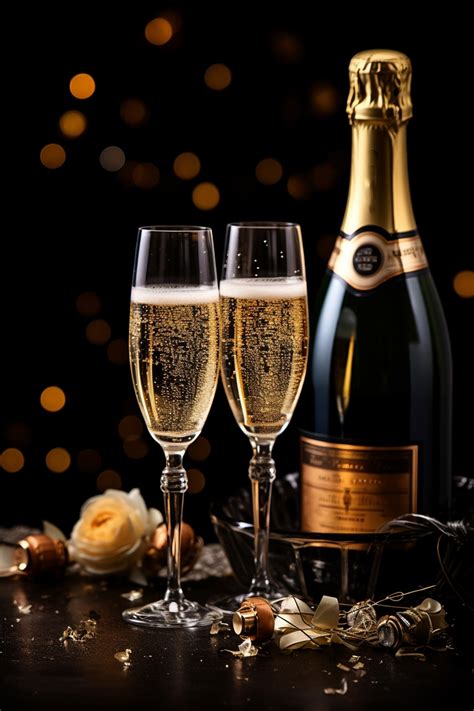 New Year's Eve Champagne Free Stock Photo - Public Domain Pictures