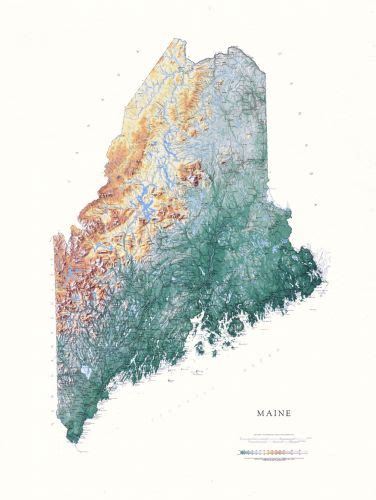 Topographic Map Of Maine Draw A Topographic Map