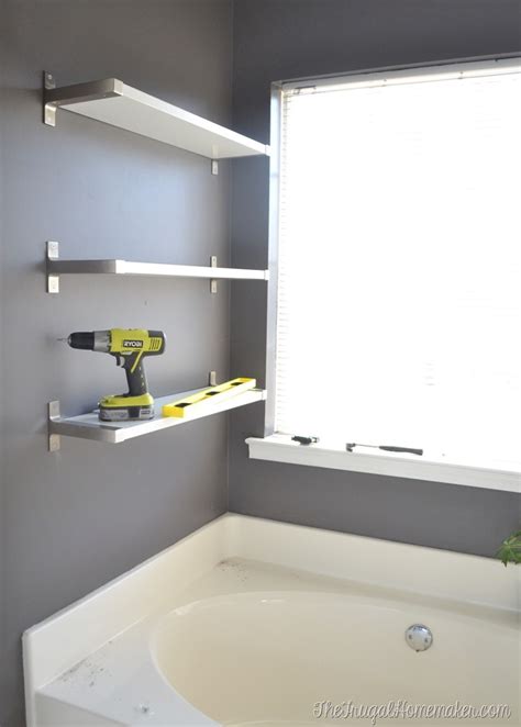 Do you think ikea floating shelves bathroom seems to be nice? Installing IKEA EKBY shelves in the bathroom