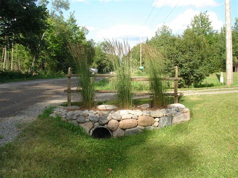 Curb Appeal Over Culvert Three Landscaping Entrance Acreage