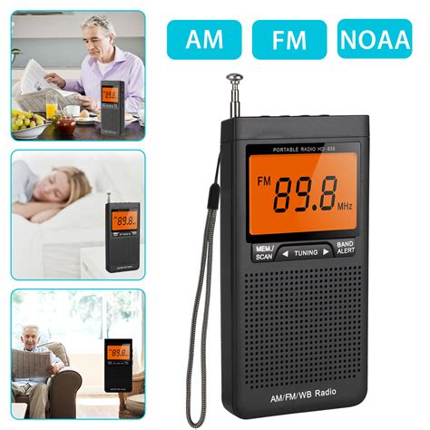Weather Radio NOAA Emergency Radio with AM FM WB, Transistor Analog ...