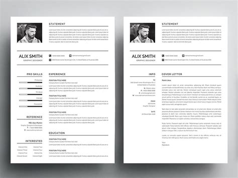 Free graduate Student Resume Template with Simple and ...
