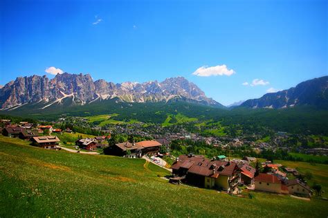 Cortina Dampezzo Veneto Italy Aka The Pearl Of The Dolomites Europe