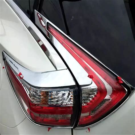 For Nissan Murano 2015 2016 4pcs Rear Tail Light Lamp Cover Trim