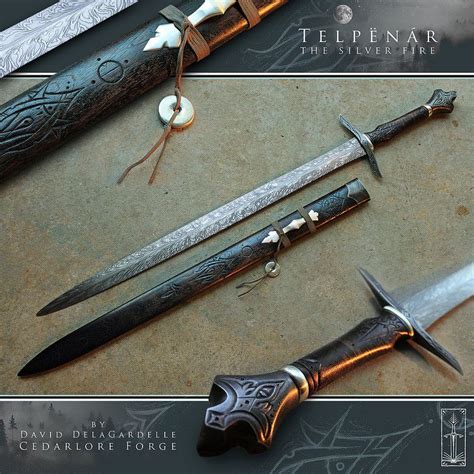 Telpënár The Silver Fire Cedarlore Forge Knives And Swords Sword