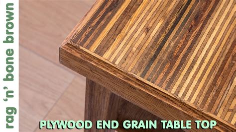 Making a table that looks similar is easy enough, but actually laminating solid wood to plywood is inherently a flawed methodology. Making A Plywood End Grain Table Top From Offcuts - Part 1 ...