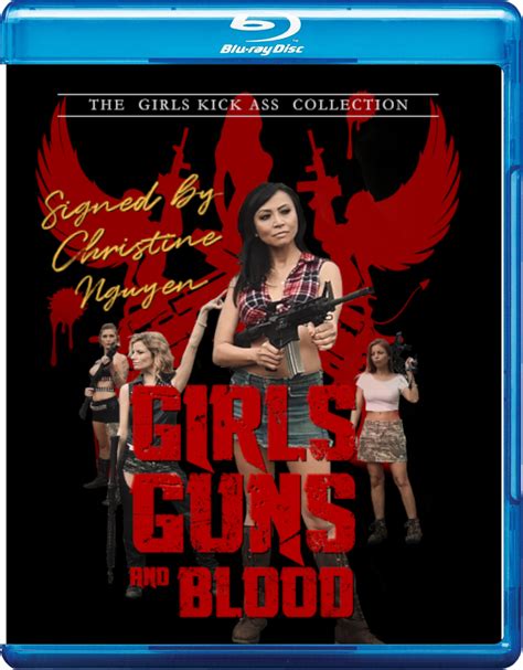 Girls Guns And Blood Blu Ray Signed DARKSIDE RELEASING
