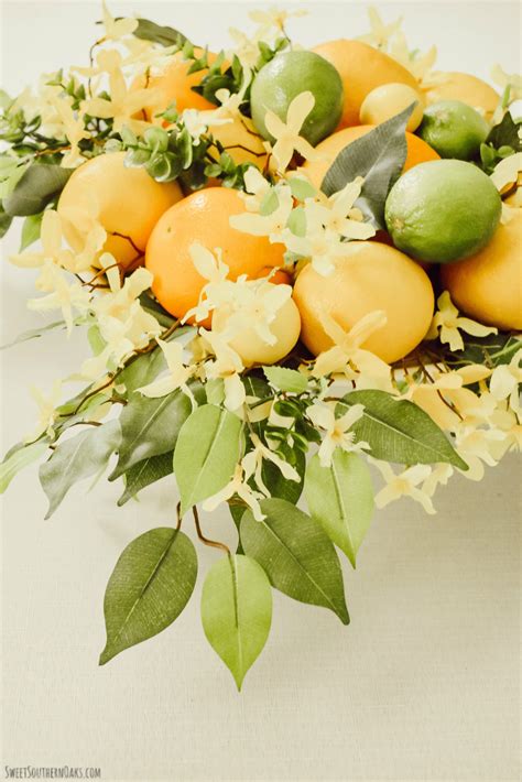 Citrus Summer Centerpiece Styled Two Ways Sweet Southern Oaks