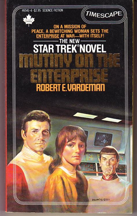 Mutiny On The Enterprise Star Trek By Vardeman Robert E Very Good