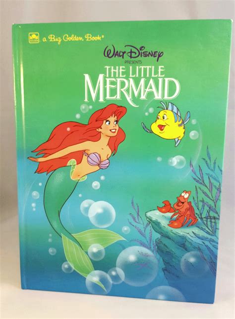 Walt Disneys The Little Mermaid 1991 Big Golden Book