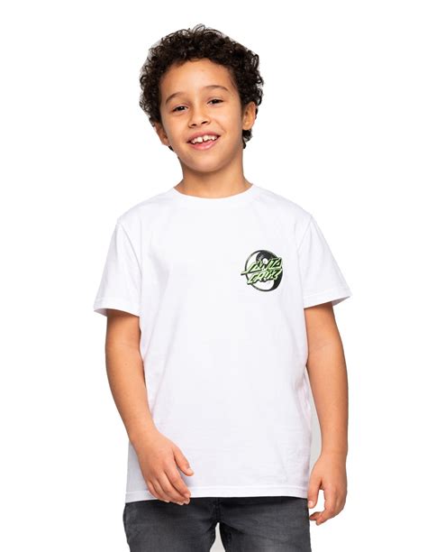 Santa Cruz Youth Yin Yang Dot Cedar T Shirt Kids