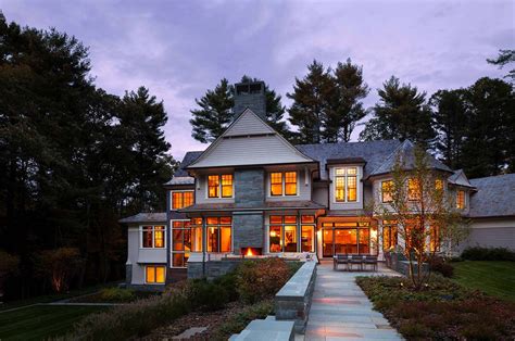 Classic New England Style Home With Modern Design Elements New