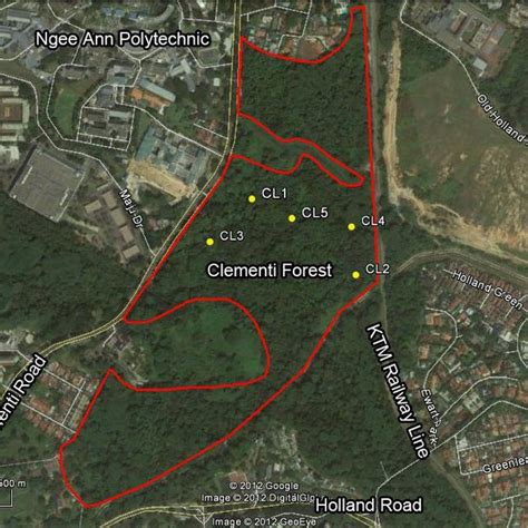 Charnwood aire 5 eco wood. Clementi Forest with respect to nearby landmarks (Google ...