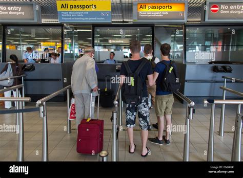 Passport Control At Schiphol Airport Stock Photo 81767835 Alamy