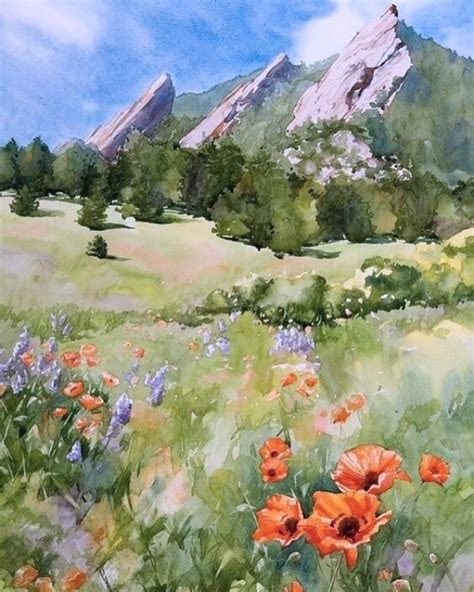 42 Easy Watercolor Landscape Painting Ideas For Beginners