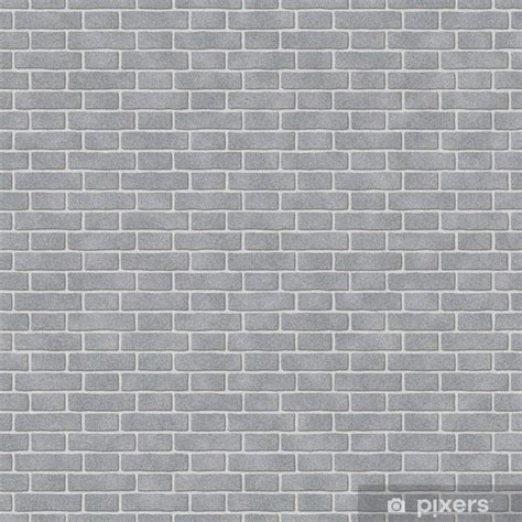 Wall Mural Gray Bricks Texture Pixershk