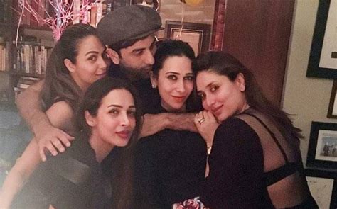 Ranbir Kapoor Parties Hard With Sisters Kareena Kapoor And Karisma Kapoor Missmalini