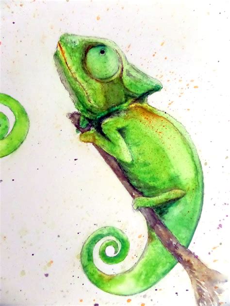 Chameleon Painting Chameleon Art Canvas Painting Tutorials