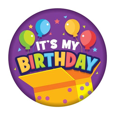 Its My Birthday Custom Button Birthday Buttons Custom Etsy