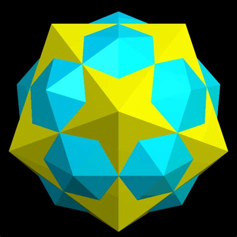 Compound Of The Icosahedron And The Pentakis Dodecahedron