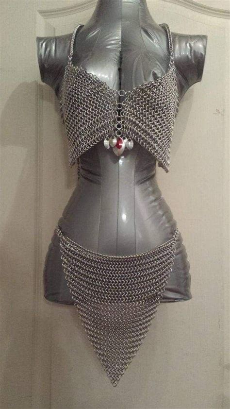 chainmail top chainmail jewelry look fashion diy fashion fashion design dance outfits diy