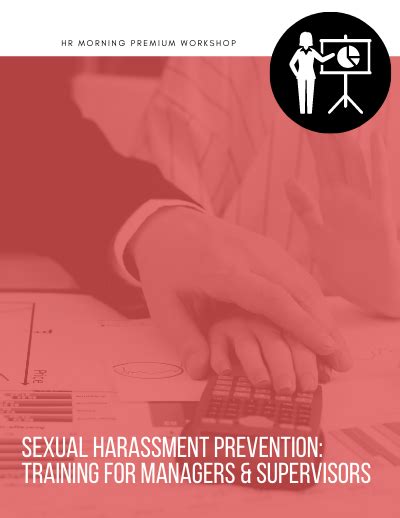 sexual harassment prevention training for managers and supervisors hrmorning