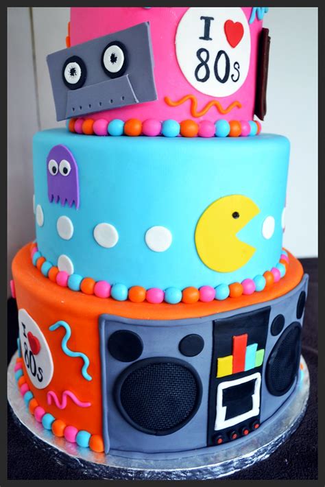 80s Themed Birthday Cake Simply Sweet Creations Flickr