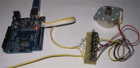 Arduino Lessons Stepmotor A Library For Controlling A Stepper Motor