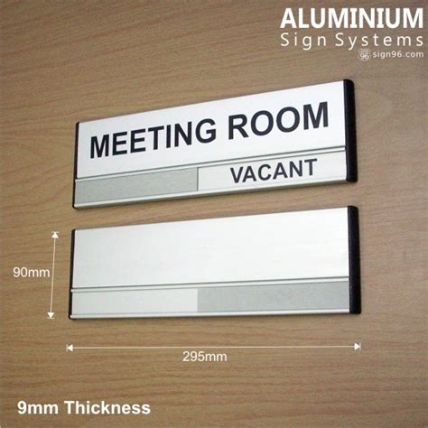 Meeting Room Sliding Signs Aluminium Sign Adhesive 42 Off