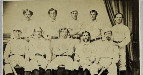This 1869 Cincinnati Red Stockings Baseball Team Photo Card Is