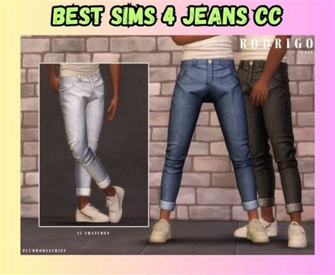 19 Must Have Sims 4 Jeans Cc The Perfect Sims 4 Denim Glitchy Bug