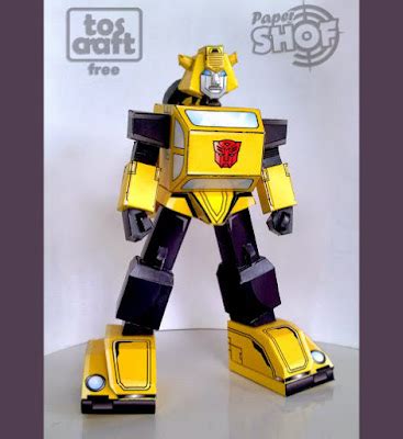 G Transformers Papercraft Bumblebee LaptrinhX News