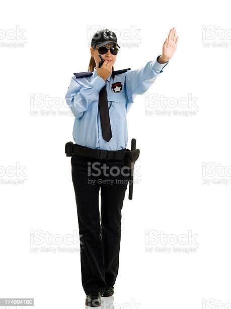 Woman Security Guard Stock Photo Download Image Now Full Length