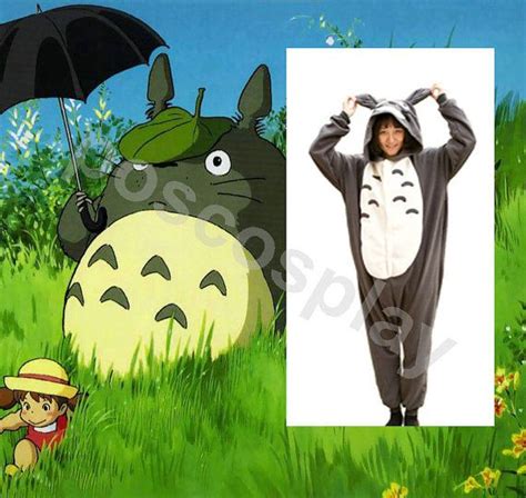 Costume My Neighbor Totoro Anime Kigurumi Pajamas Halloween Hoodie