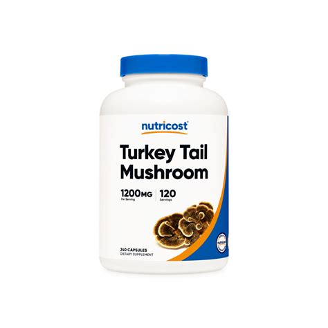 nutricost turkey tail mushroom capsules