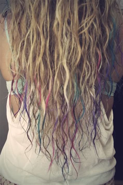 Dip Dyed Beach Hair Dip Dye Hair Dip Dyed Summer Hairstyles Cool