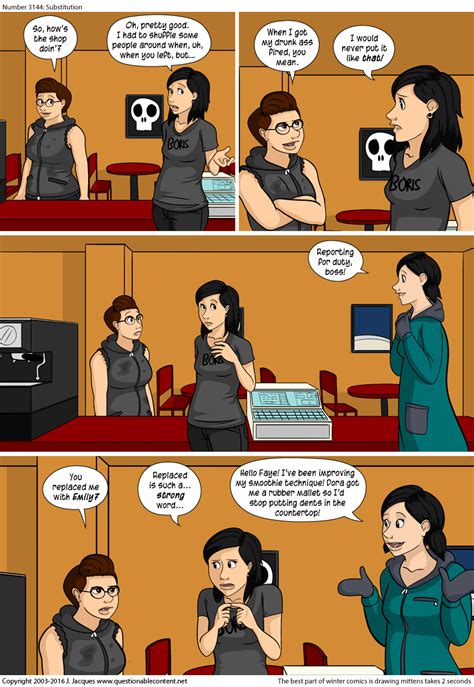 Questionable Content New Comics Every Monday Through Friday With