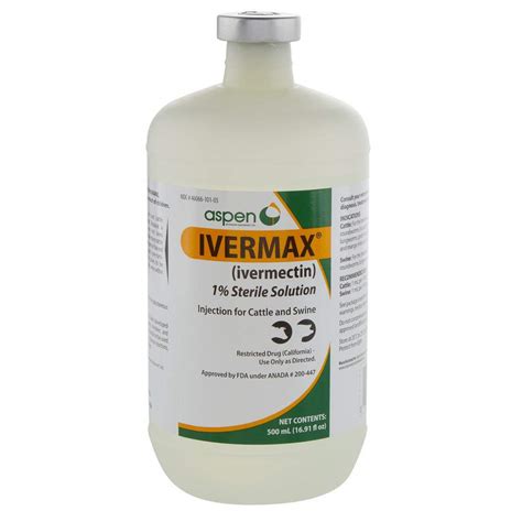 Aspen Vet Ivermax Injectable 1 500ml