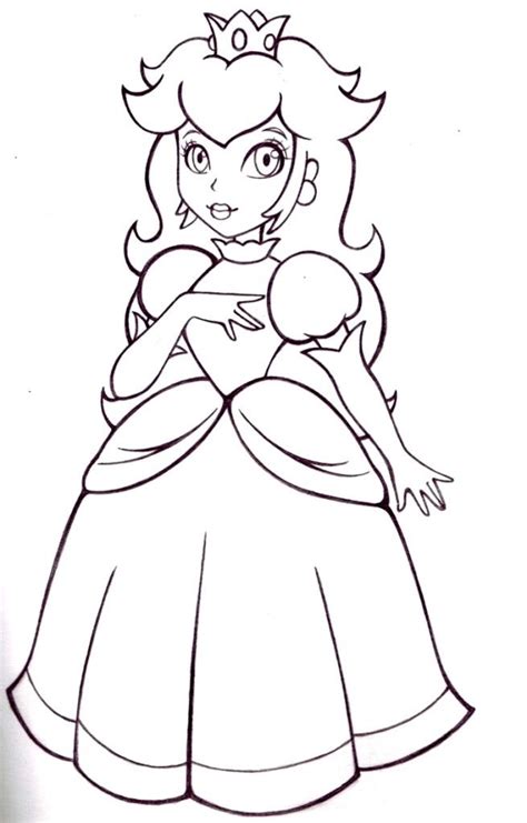 Free Princess Peach Dibujo Para Imprimir Printable Princess Peach