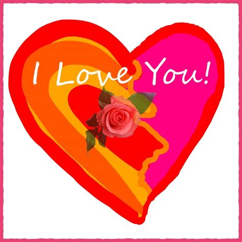 Postcard I Love You For Valentine Free Stock Photo Public Domain Pictures